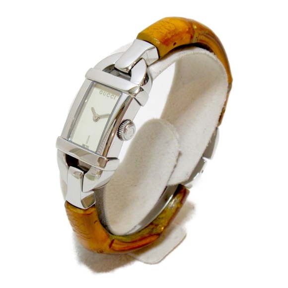 Authentic Gucci 6800L Bamboo Watch - Picture 1 of 7